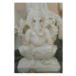 Statue en marbre blanc, magnifique seigneur gan100% - Product Image 1
