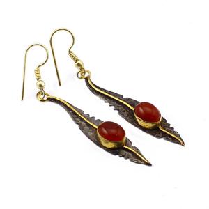 ใหม่ล่าสุด925เงินสเตอร์ลิงรูปไข่สีแดงโกเมนอัญมณีธรรมชาติต่างหูเงินเครื่องประดับสำหรับเธอในราคาจำนวนมาก - Product Image 1