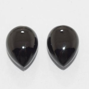 8mm 10mm Naturel Noir Onyx Lisse Poire Calibré Lâche Cabochon Grossiste Acheter En Ligne Maintenant Prix De Gros Clôture Offres 2024 - Product Image 1