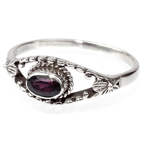 ดูดีรูปไข่สีแดงฝาโกเมน925แหวนเงินสเตอร์ลิงออนไลน์เงิน Jewelry1เครื่องประดับผู้ค้าส่ง - Product Image 3