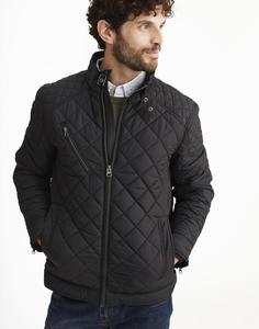 Chaqueta Acolchada Negra de Invierno, sin Capucha, de Secado Rápido y Resistente al Viento, Personalizable para Hombre - Product Image 5