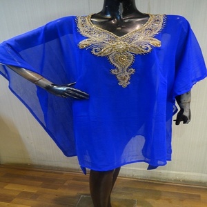 Caftan imprimé floral pour filles, poncho à la mode, pour tous les jours, collection - Product Image 1