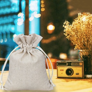 Sacs à cordon en coton avec logo personnalisé en coton thaïlandais - Product Image 4