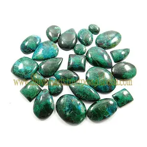 Ready Stock Wholesale Chrysocolla Loose Green mix Gemstone Handmade 925 Sterling Silver Jewelry For Gift