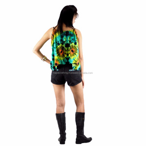 Namat-Camiseta sin mangas para mujer, blusa Sexy sin mangas, estilo Tie-Dye - Product Image 2