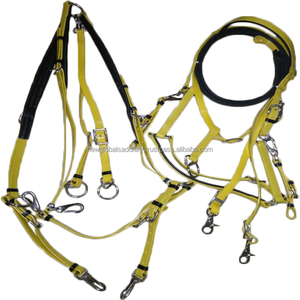QUIERO VENDER Brida de Resistencia de PVC con Martingales y accesorios EN DÓLARES 15 COLOR AMARILLO NEGRO AZUL ROJO - Product Image 1