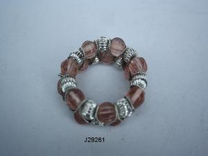 Anillo de servilleta de color blanco hecho a mano en cuentas de vidrio puede estar en cualquier color vajilla anillo de servilleta de vidrio para aniversario de bodas - Product Image 3