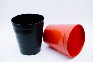 BALCONY PLANT POT 8 Inch Flower Pot White Color HOME DECOR <b>Plastic</b> Pot - Product Image 2