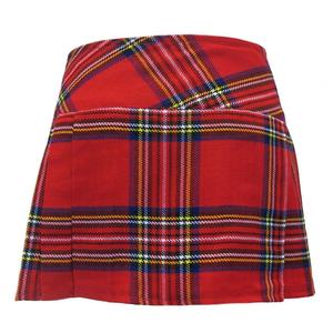 COSH KILTS Tartan rouge écologique grande taille de haute qualité 13 "Mini-jupes femmes vente en gros de vêtements d'école de mode - Product Image 4
