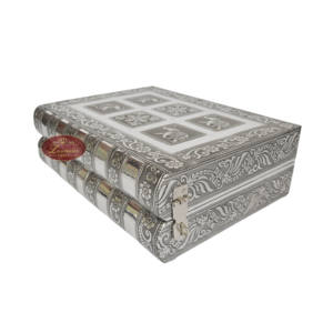 ANTIQUE ELEPHANT LOOK PREMIUM WOODEN HANDMADE 2-ROLL BANGLE <b>BOX</b> / <b>BRACELET</b> <b>BOX</b> - S.O. - Product Image 3