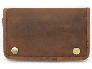Portefeuille court en cuir à trois volets pour homme, pochette pour tabac, grain de cuir - Product Image 5