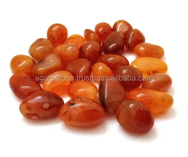 Red Carnelian Tumbled Stones | Love and Peace | Metaphysical Tumbled Gemstone Antique Art & Collectible