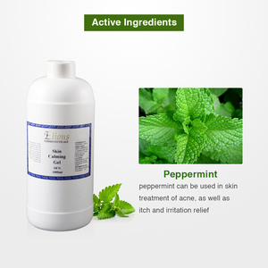 Gel rafraîchissant anti-acné à base de plantes à la menthe poivrée Gel apaisant pour le visage rougeur de la peau et acné décoloration soins de la peau des pieds masque facial en cristal - Product Image 4