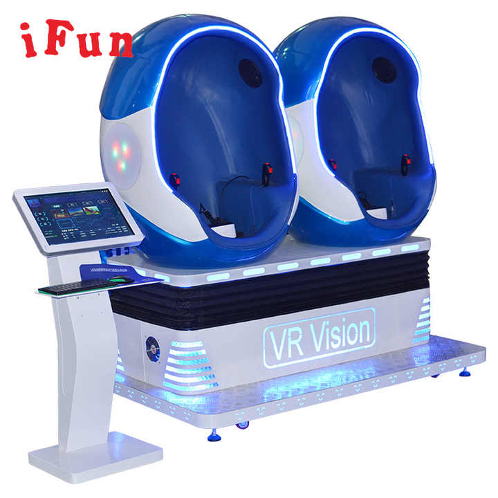 Ifun Park Electronic Cinema 9d Vr Egg Cinema Virtual Reality Game Machine Modern Vr Simulator Dynamic Platform Electric Cinema