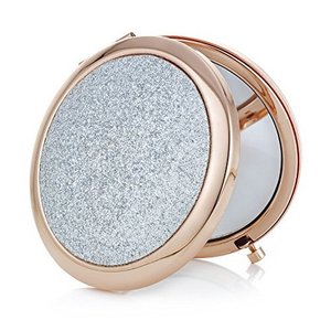 Trang Điểm Tốt Nhất Công Cụ Biểu Tượng Tùy Chỉnh Khá Rose Gold Long Lanh Nhỏ Gọn Gương - Product Image 2