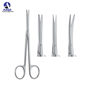 Hoạt động kéo thẳng và cong sắc nét cùn Iris kẹo cao su khâu TC kéo với tungsten carbide tip - Product Image 3