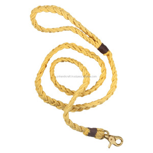 Sunflower Cotton Rope Dog LeashHandmade - Product Image 2