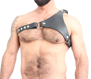 Shemax 2024 calidad superior Venta caliente personalizado al por mayor pecho arnés de cuero - Product Image 1