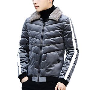 2021 KIJQJ2 Customized <b>Winter</b> Jacket Adult Stand Fake Fabric Diamond <b>Quilting</b> Line Embroidery Decoration Outdoor Eco-Friendly - Product Image 2