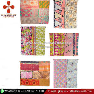 Courtepointes Kantha Vintage Quilts Sari Vintage - Product Image 2