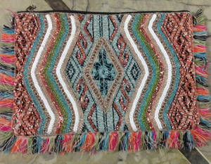 Multi Perles Designer Gypsy Boho Bohème dames de Soirée Embrayage Sac en gros pour les femmes - Product Image 1