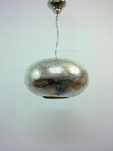 Zahereen B229 Silver Plated Tin Mosaic Energy Saving <b>Decorative</b> Hanging Steel Wall <b>Lamp</b> - Product Image 2