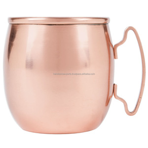 Taza Moscow Mule de Cobre Puro, Venta al por Mayor, Hecha en India, Gran Cantidad, Alta Calidad, Estilo Vintage Moderno, para Exportación, Uso en el Hogar, Hoteles y Restaurantes - Product Image 2