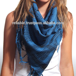 Bufanda étnica árabe con estilo suave algodón viscosa patrón largo a cuadros lona clásica de moda para verano invierno logotipo personalizado - Product Image 3