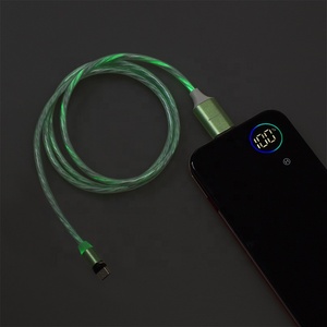 Cables de carga LED para teléfonos móviles iP 11 <span class=keywords><strong>Pro</strong></span> <span class=keywords><strong>Max</strong></span>, Cables USB magnéticos de luz, cable usb 3 en 1 - Product Image 3