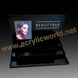 ที่กำหนดเองแต่งหน้าลิปสติกยืนอะคริลิขวดเครื่องสำอางน้ำหอมขวดกล่องยืนแสดงที่มีไฟ - Product Image 6