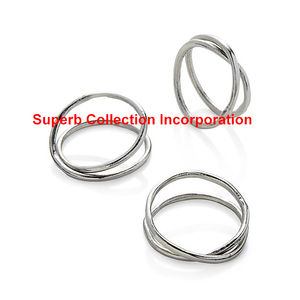 Anillo de plata doble, servilleta - Product Image 2