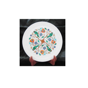 Marble Handcrafted Inlay Plates - Product Image 1