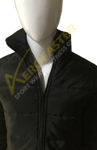 Men's Quilted Puffer Jacket 100% Polyester Wool-<b>Lined</b> Breathable Eco-Friendly - Product Image 5