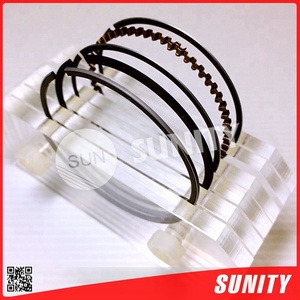 Taiwan a fait des pièces de moteur à essence de Scooter de moto surdimensionnées YD66 66mm 0.8mm segment de Piston - Product Image 2