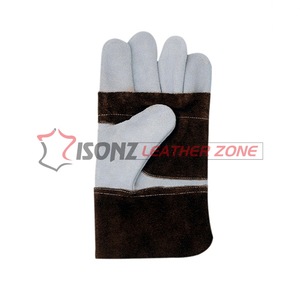 Gants de soudage en cuir de vachette ISONZ Leather Zone Taille XL, gants de sécurité avec doublure en coton, anti-coupure, antidérapants, anti-impact (niveau 3) - Product Image 6