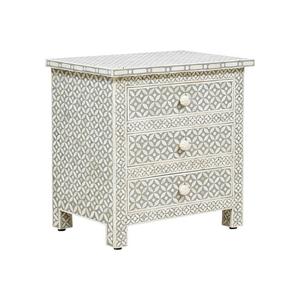 Modern Bone Inlay Living Room Bed <b>Side</b> <b>Drawers</b> with 2 <b>Drawers</b> - Product Image 3