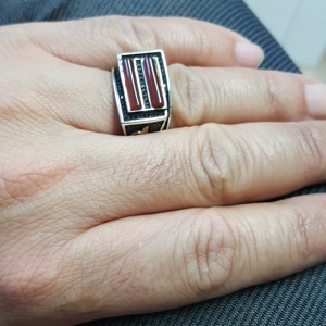 925K Sterling <b>Silver</b> Ottoman Tugra <b>Men</b> <b>Ring</b> Carnelian <b>Ring</b> Model20 - Product Image 4