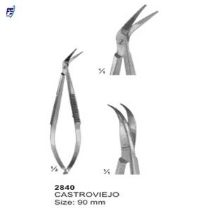 Brussels Sports Meilleure qualité en acier inoxydable Castroviejo Ciseaux Taille 90mm Instruments chirurgicaux - Product Image 4