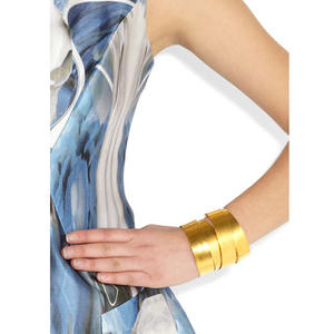 Trending Fashionable Brass Bangle Women Fashion Jewelry Brass Gold Plated Wholesale Bracelet Bangles <b>Set</b> for <b>Girls</b> & Women - Product Image 2