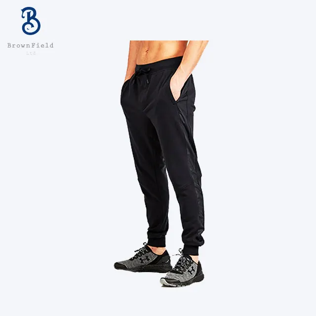 Promotional Drop Crotch Custom Blank Latest Bangladesh Manufacturer Style New Design Slim Fitted sports Jogging Gym Trouser