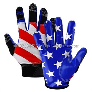 Personnalisé Gants De Football Américain Sublimation Haut La Main avec Personnalisé Paume gants de football américain sur mesure - Product Image 1