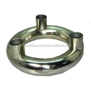 Bougeoir en métal antique fait à la main pour l'éclairage de festival à la maison décoration de table bougeoir rond pour la décoration - Product Image 1