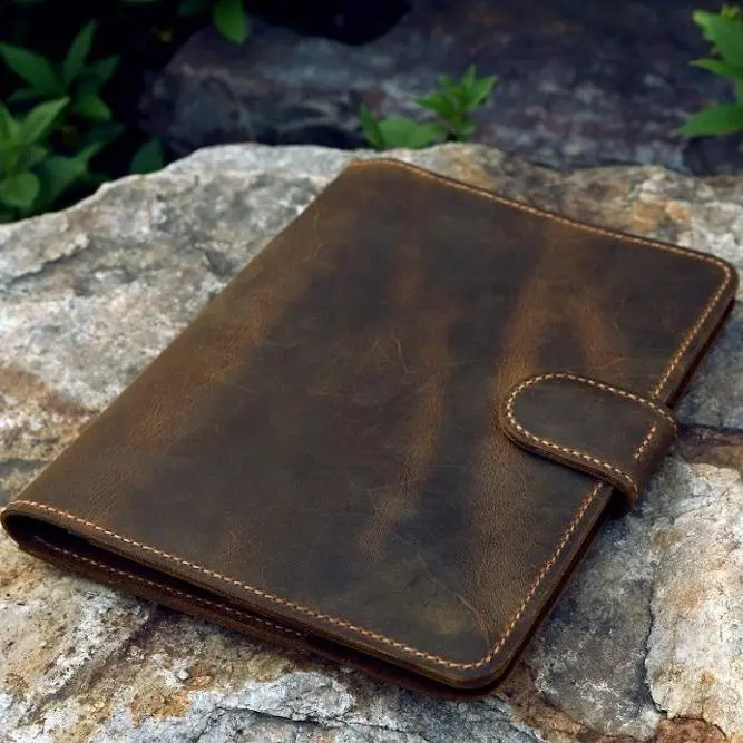 Vintage de cuero, tableta de cuero Tablet funda para tableta nueva 9,7 Pro 10,5 con lápiz DLS-0013