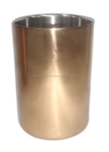 Cubo de hielo de acero inoxidable con revestimiento de cobre, accesorio para Barware, fabricante y proveedor de la India - Product Image 2