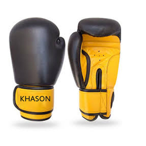 Guantes de Boxeo KHASON de Cuero Vacuno de Alta Calidad, con Logotipo Personalizado, 8oz, Ligeros, para Adultos, Hombres, Mujeres y Niños - Product Image 1