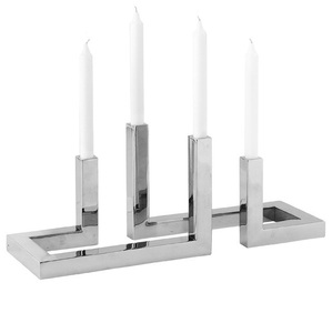 Support de bougie en métal à finition antique, produit très vendu, pour la décoration de Noël ou du Nouvel An - Product Image 2