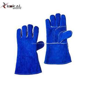 Gants de sécurité pour le soudage CE EN 388, en cuir non doublé, anti-chaleur, pour la protection contre les impacts et antidérapants - Product Image 6