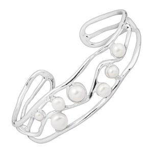 สร้อยอัญมณีทรงกลมประดับมุกคุณภาพสูง925เงินสเตอร์ลิงกำไลข้อมืออัญมณีชั้นดีขายส่ง - Product Image 1