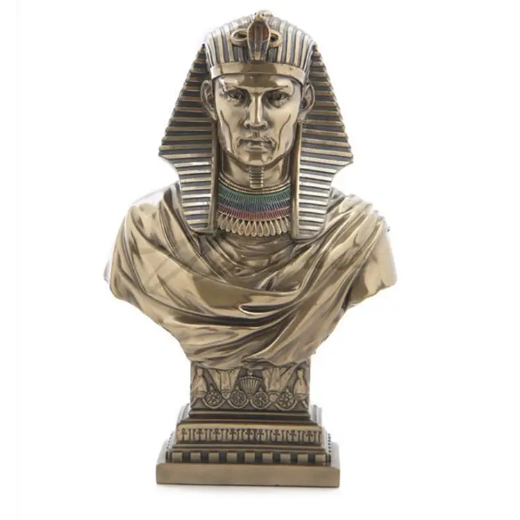 Statue de buste en bronze égyptien, mode Offre Spéciale