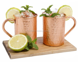MOSCOU MULE TUMBLER TASSES pour THÉ BIÈRE CAFÉ JUS MARTELLÉ DESIGN - Product Image 4